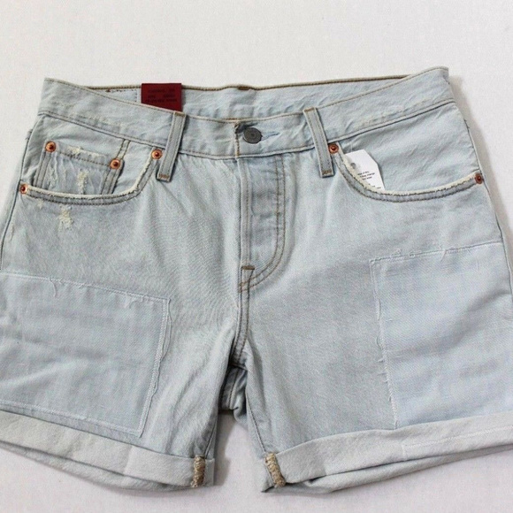 Levi's Pants - Levi's 501CT Tapered Leg Distressed Shorts Jeans